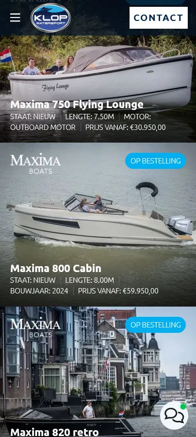 Klop Watersport productpagina