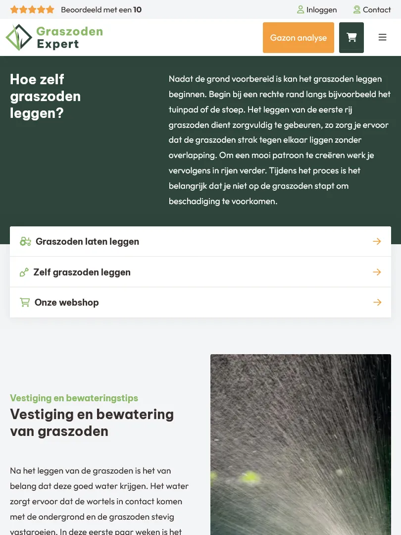 Graszoden Expert formulier