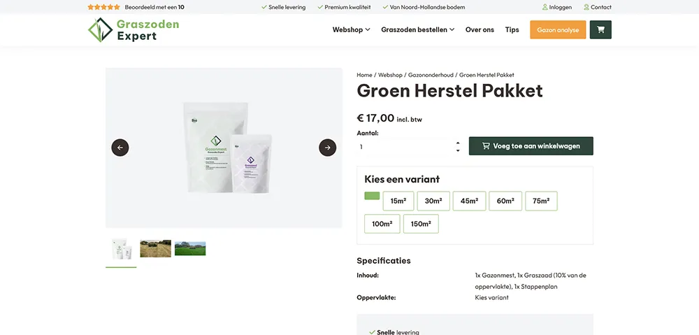 Graszoden Expert product