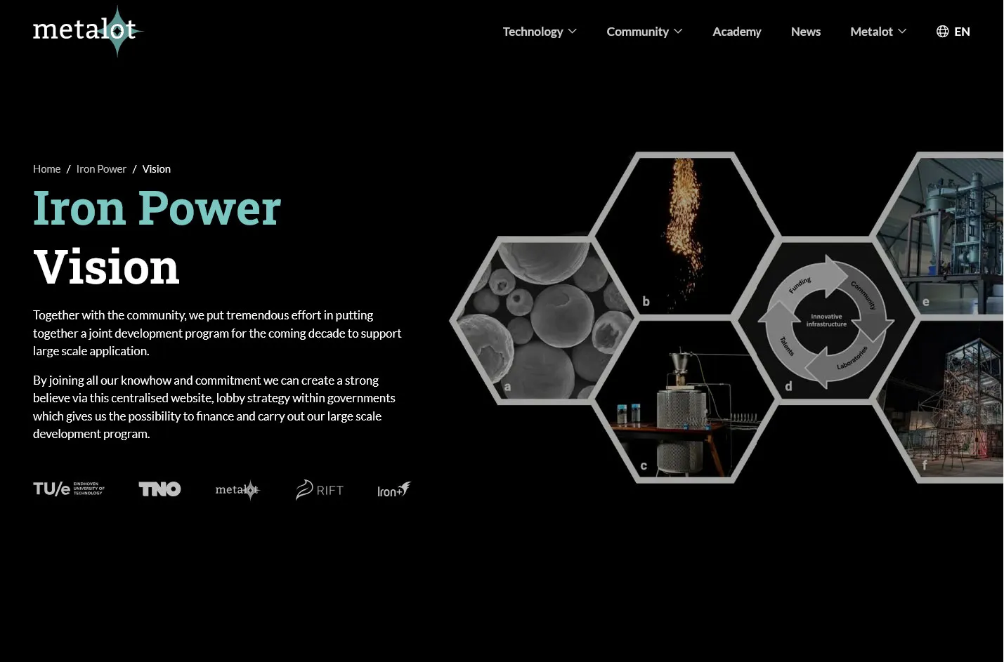 Metalot banner desktop