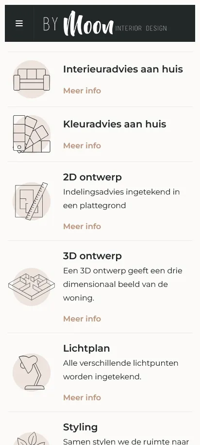 By Moon Interior diensten