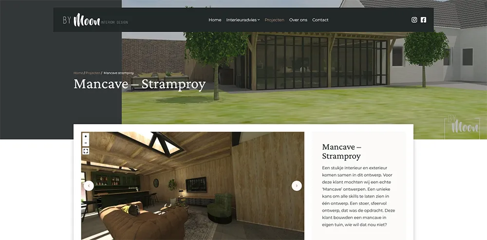 By Moon Interior mancave