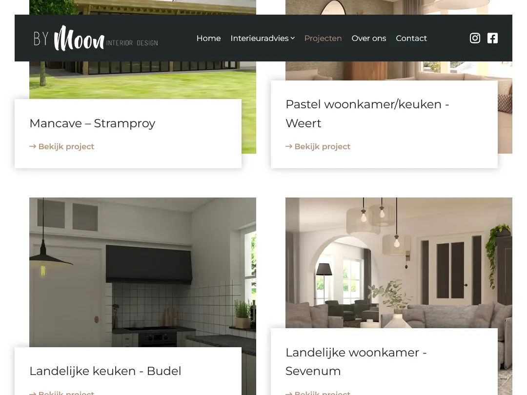 By Moon Interior projecten