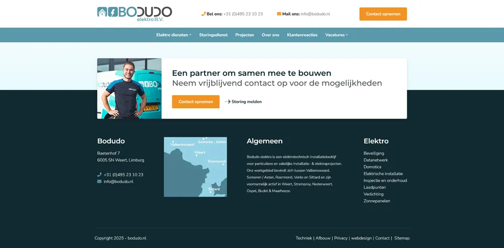Bodudo footer desktop