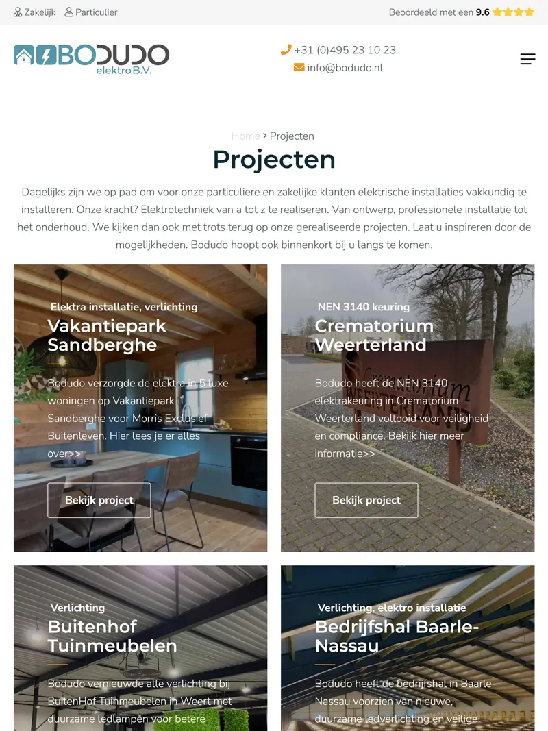 Bodudo projecten tablet