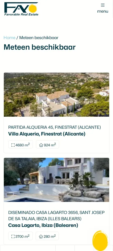 Favorable Real Estate aanbod
