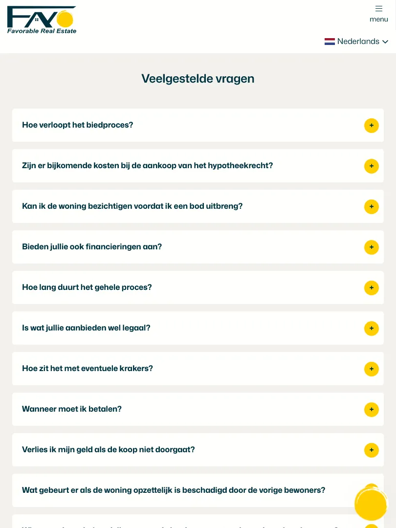 Favorable Real Estate FAQ