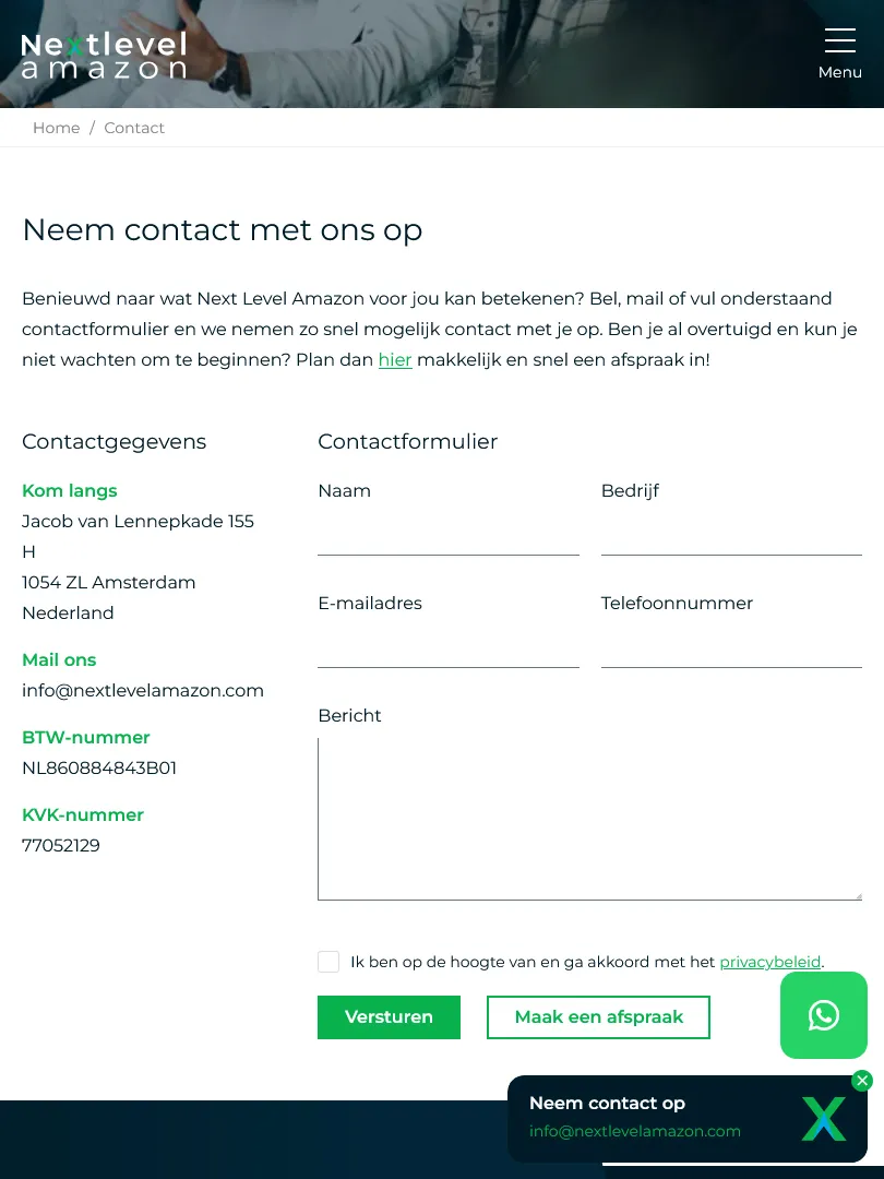 Next Level Amazon contact