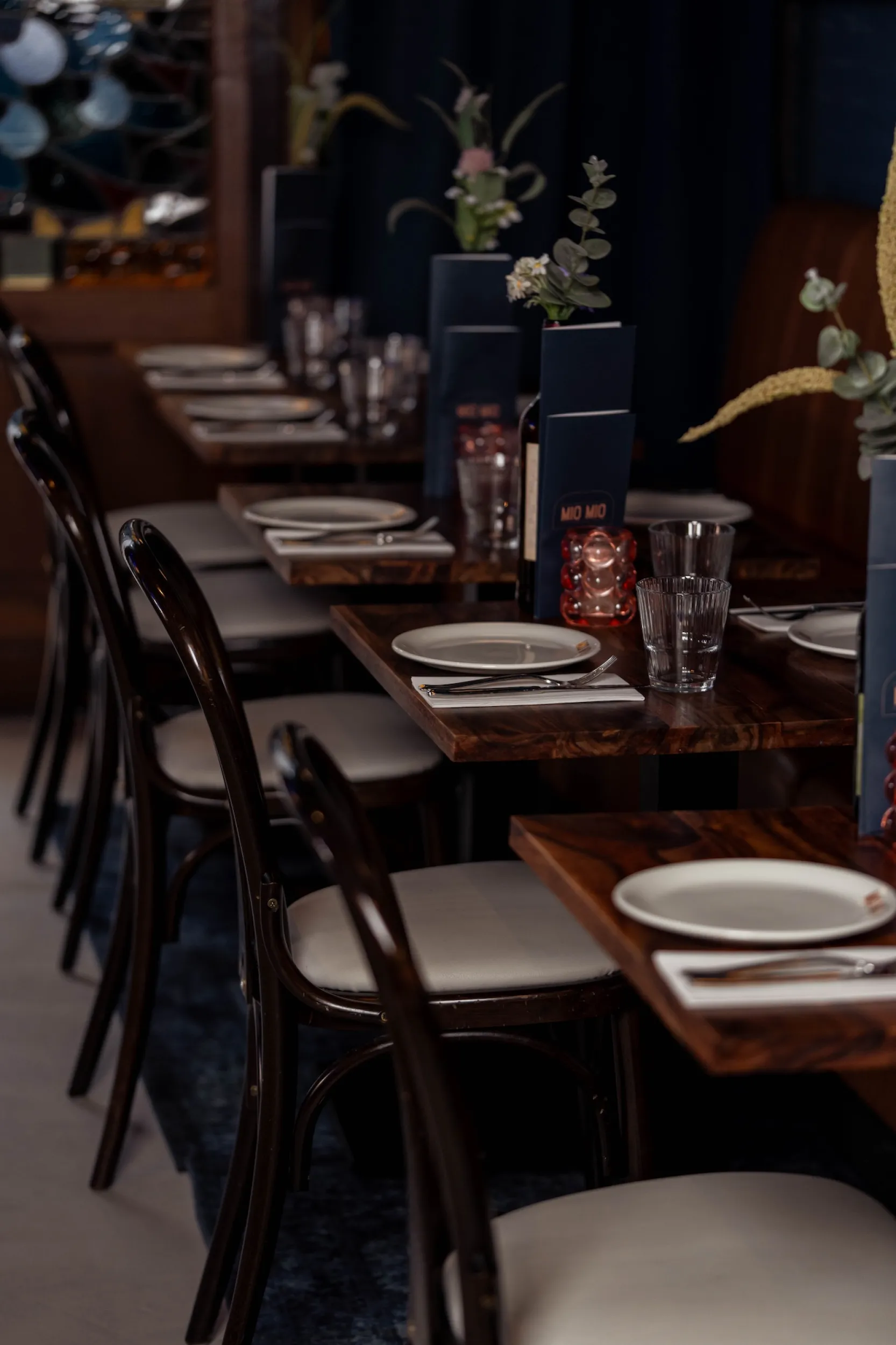 Sfeer binnen bij Mio Mio