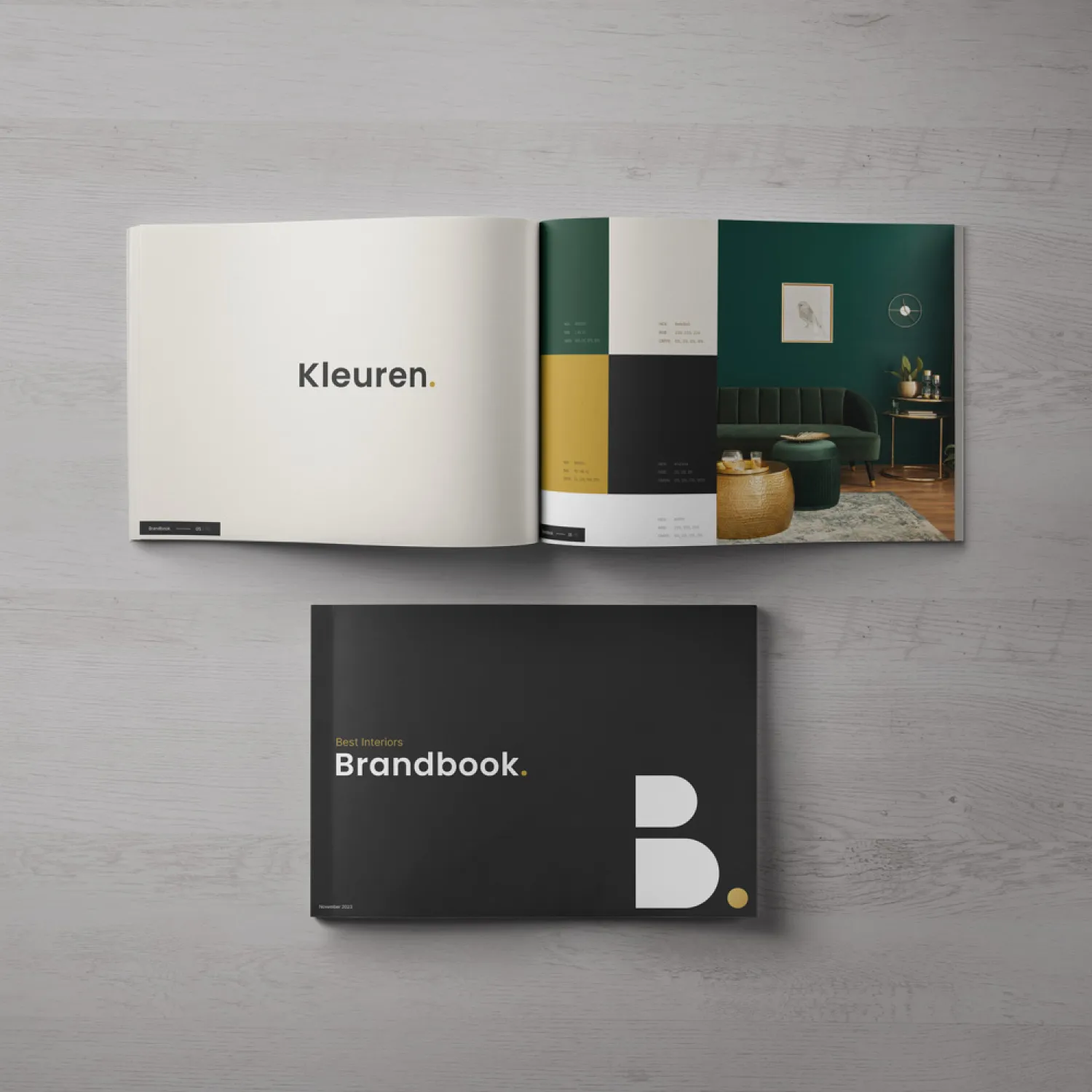 Brandbook van Best Interiors binnen- en buitenkant