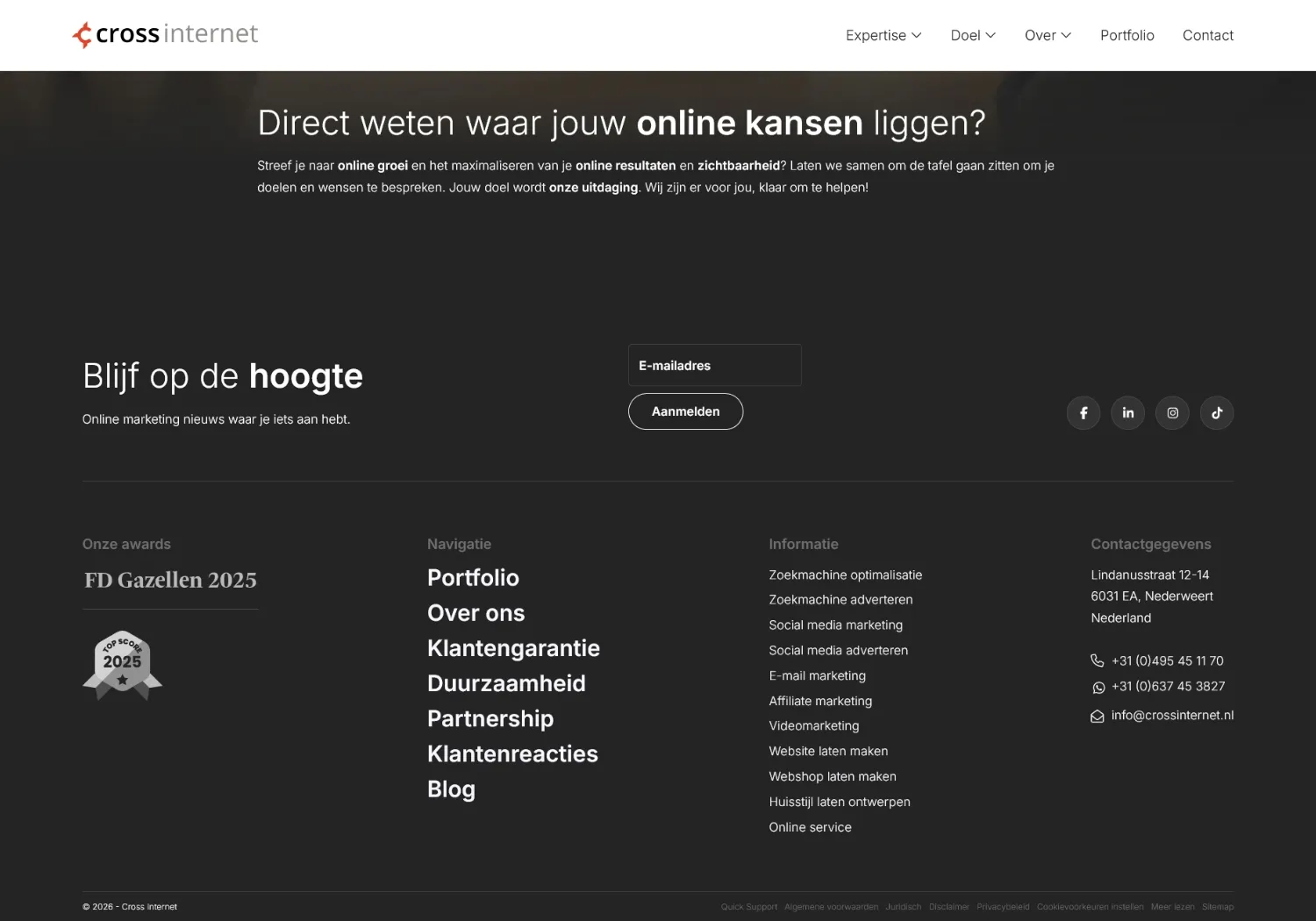 De ideale footer: wat er wél en niet in moet