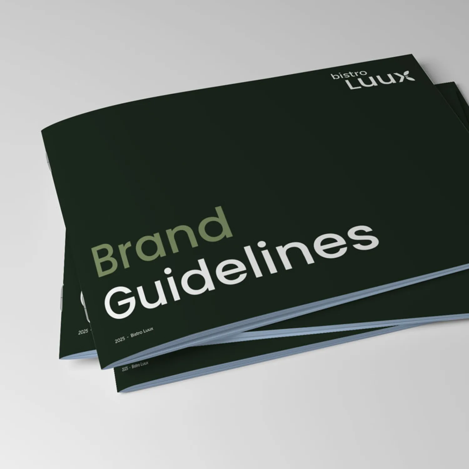 Brandbook Bistro Luux voorkant