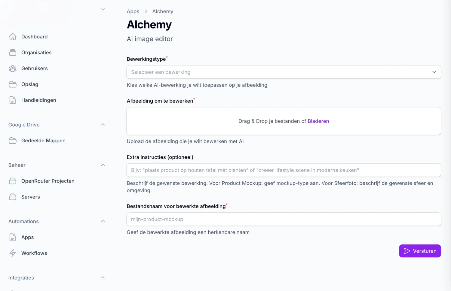 AI oplossing inzetten