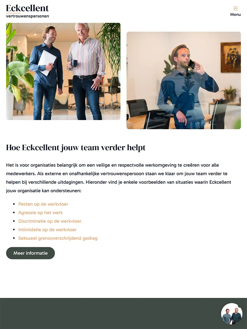 Eckcellent werkzaamheden