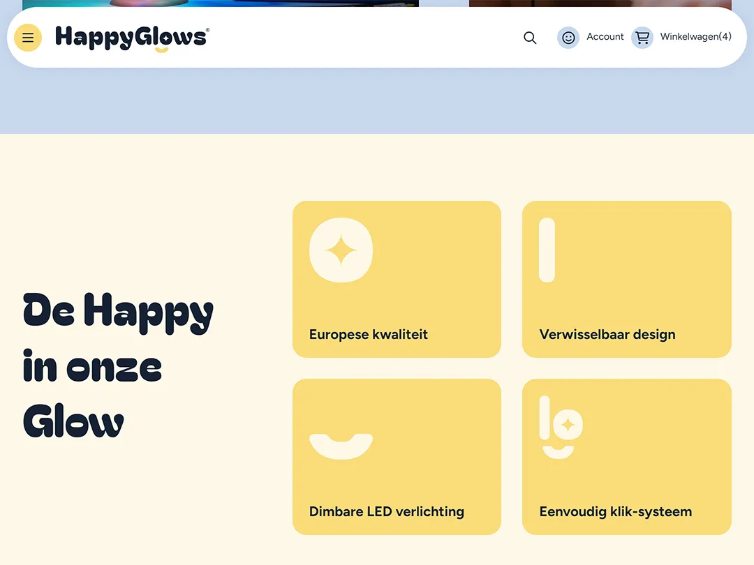 HappyGlows tablet