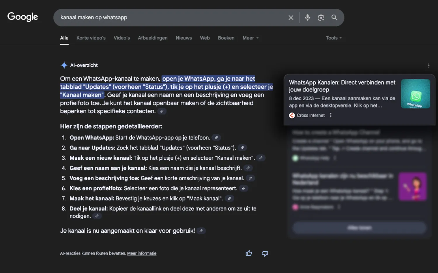 Vindbaar worden in AI zoekmachines
