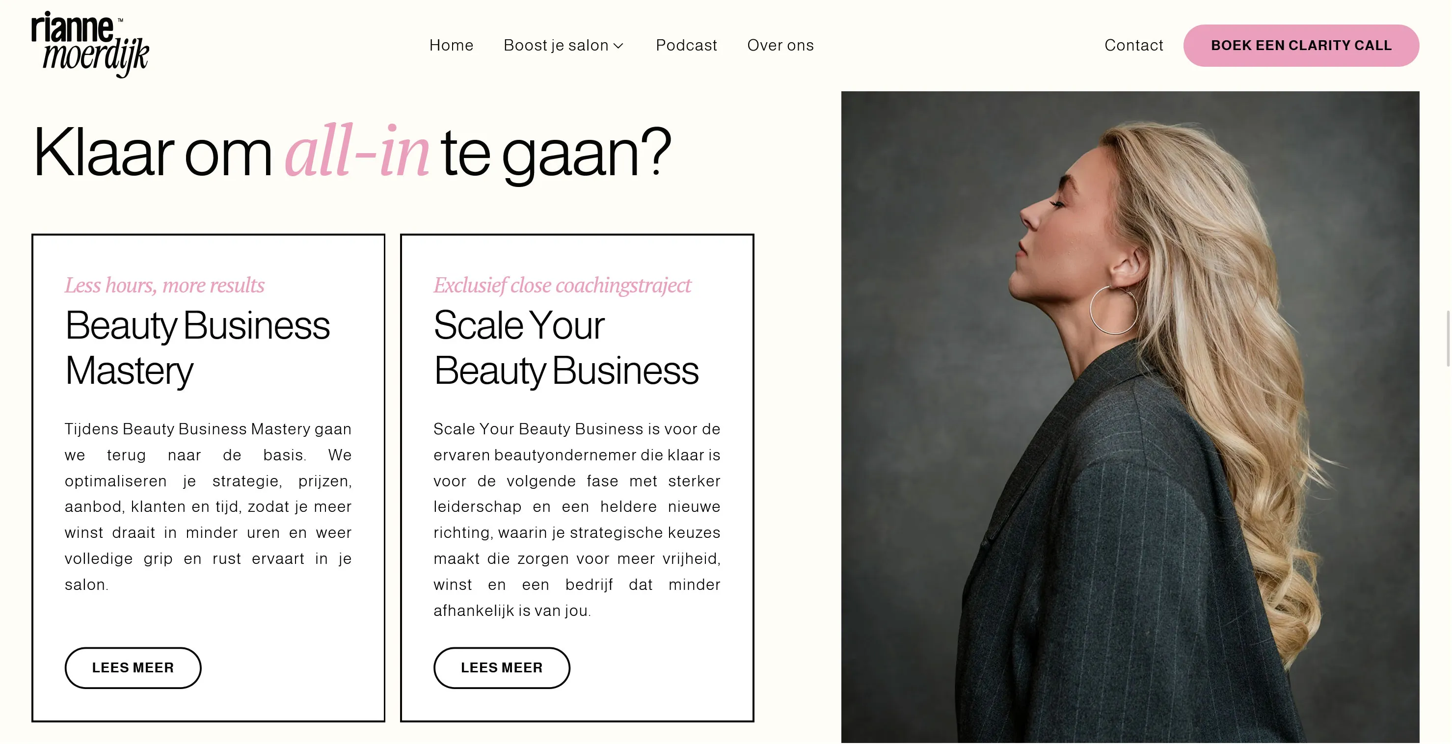Rianne moerdijk weergave op desktop