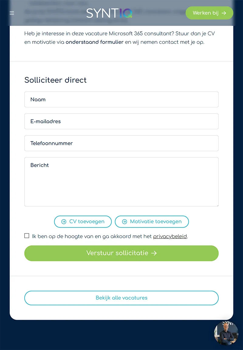 SYNTIQ vacatures