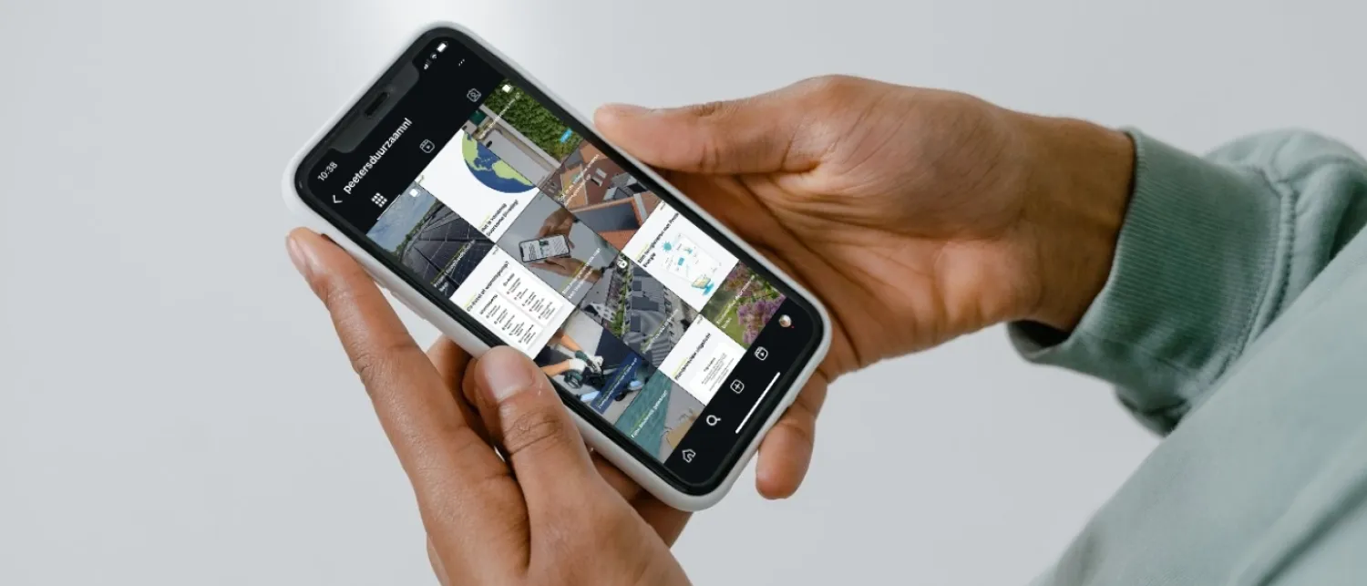 Peeters Duurzaam instagram door Cross Internet