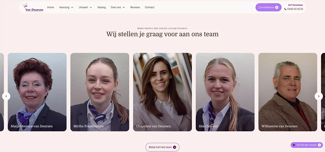Van Deursen team
