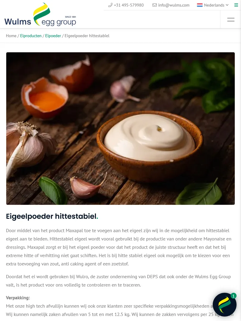 Wulms Egg Group product