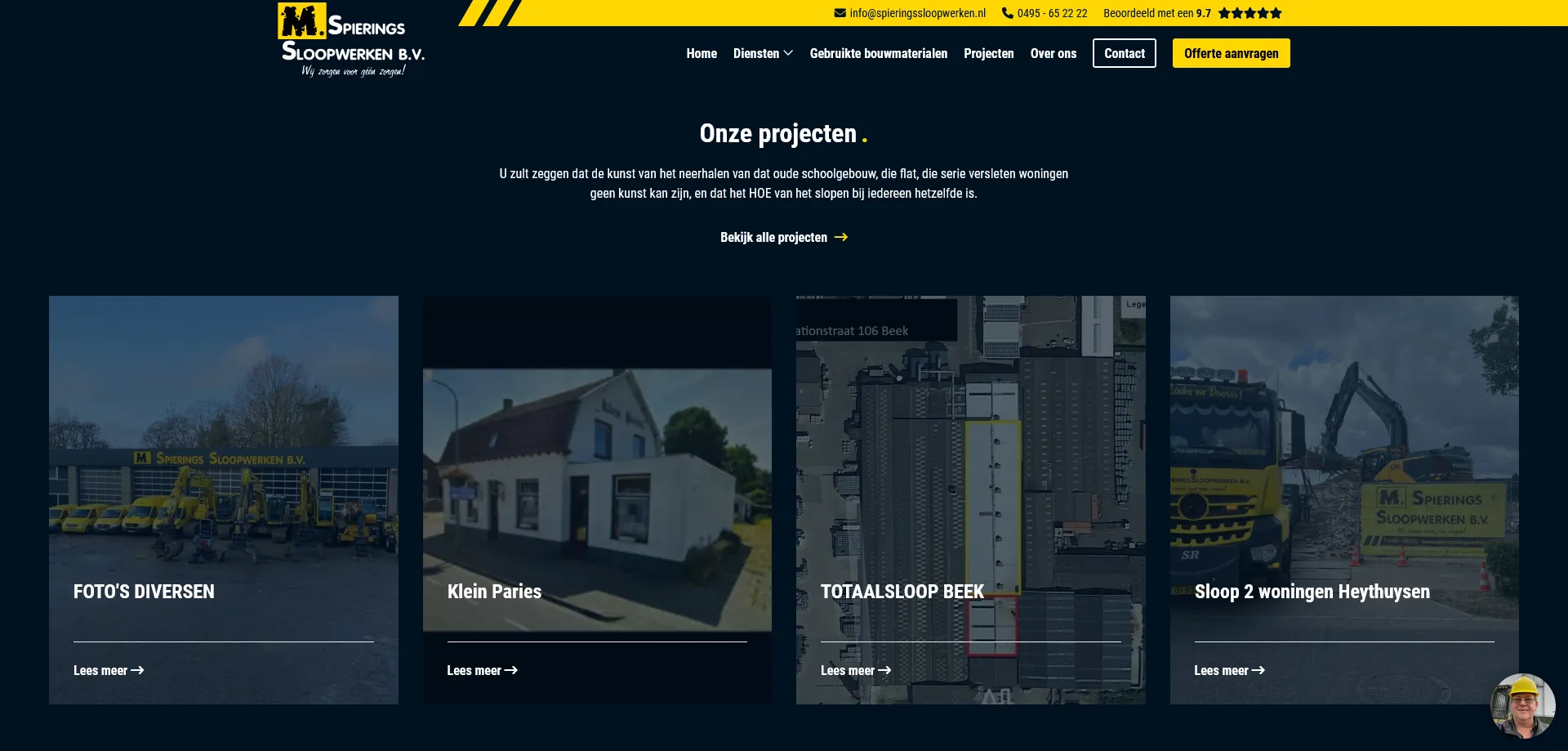 Spierings Sloopwerken projecten