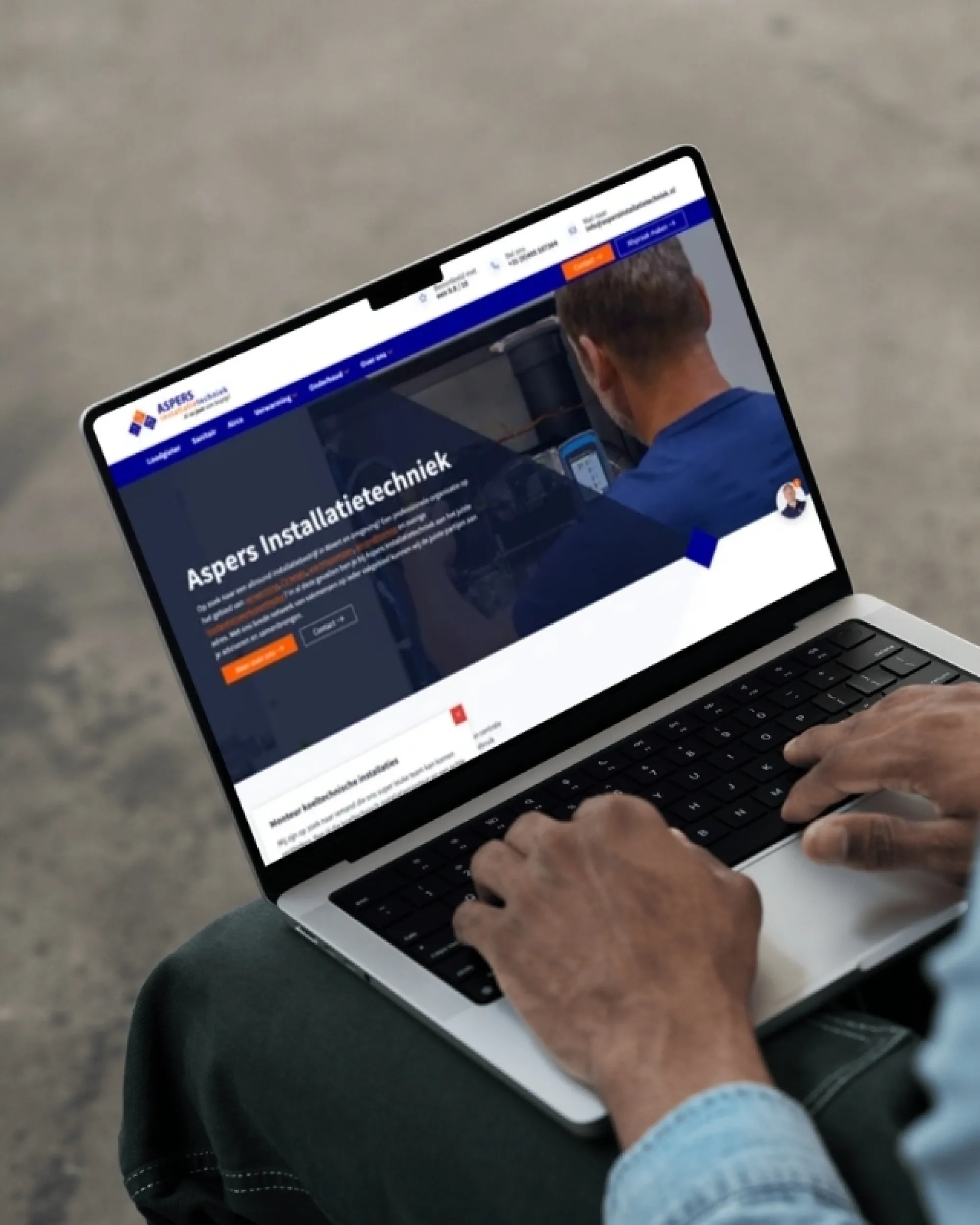Installatiebedrijf website laten maken