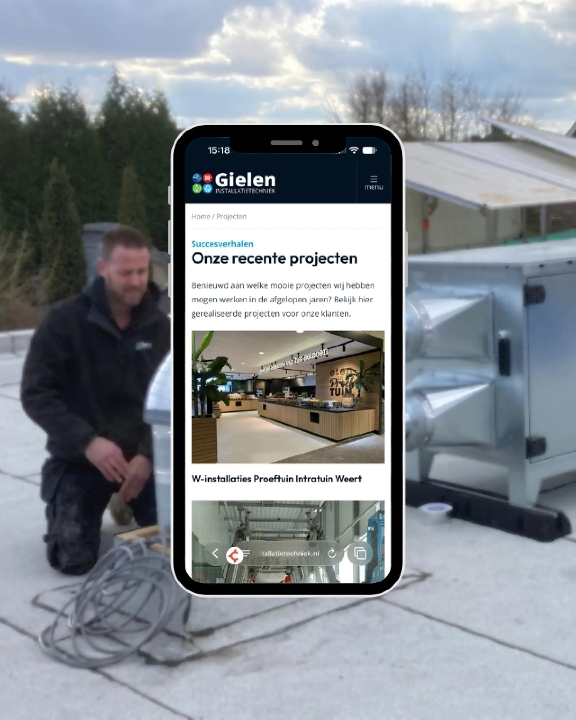 Website laten maken installatiebedrijf