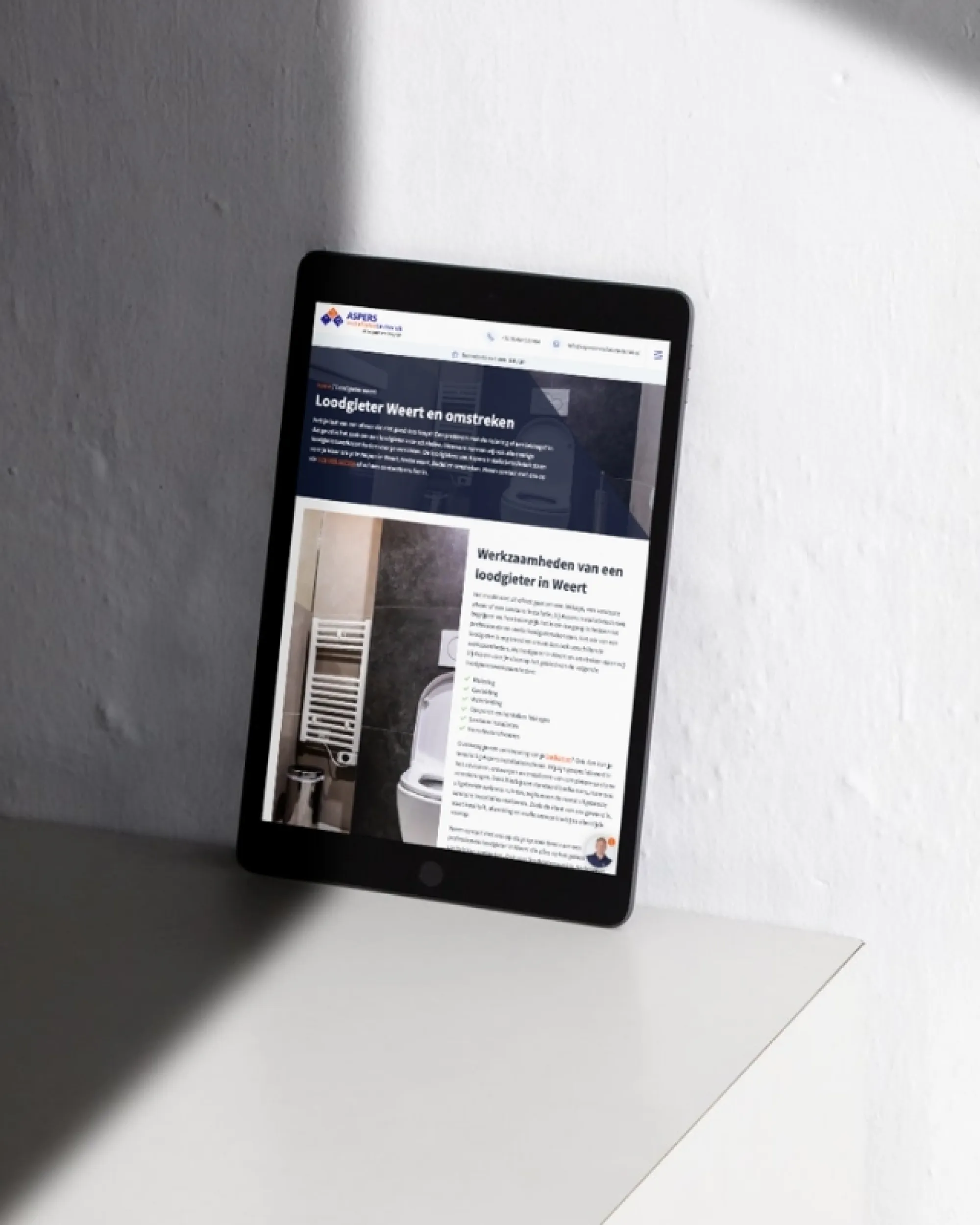 Loodgieter website laten maken