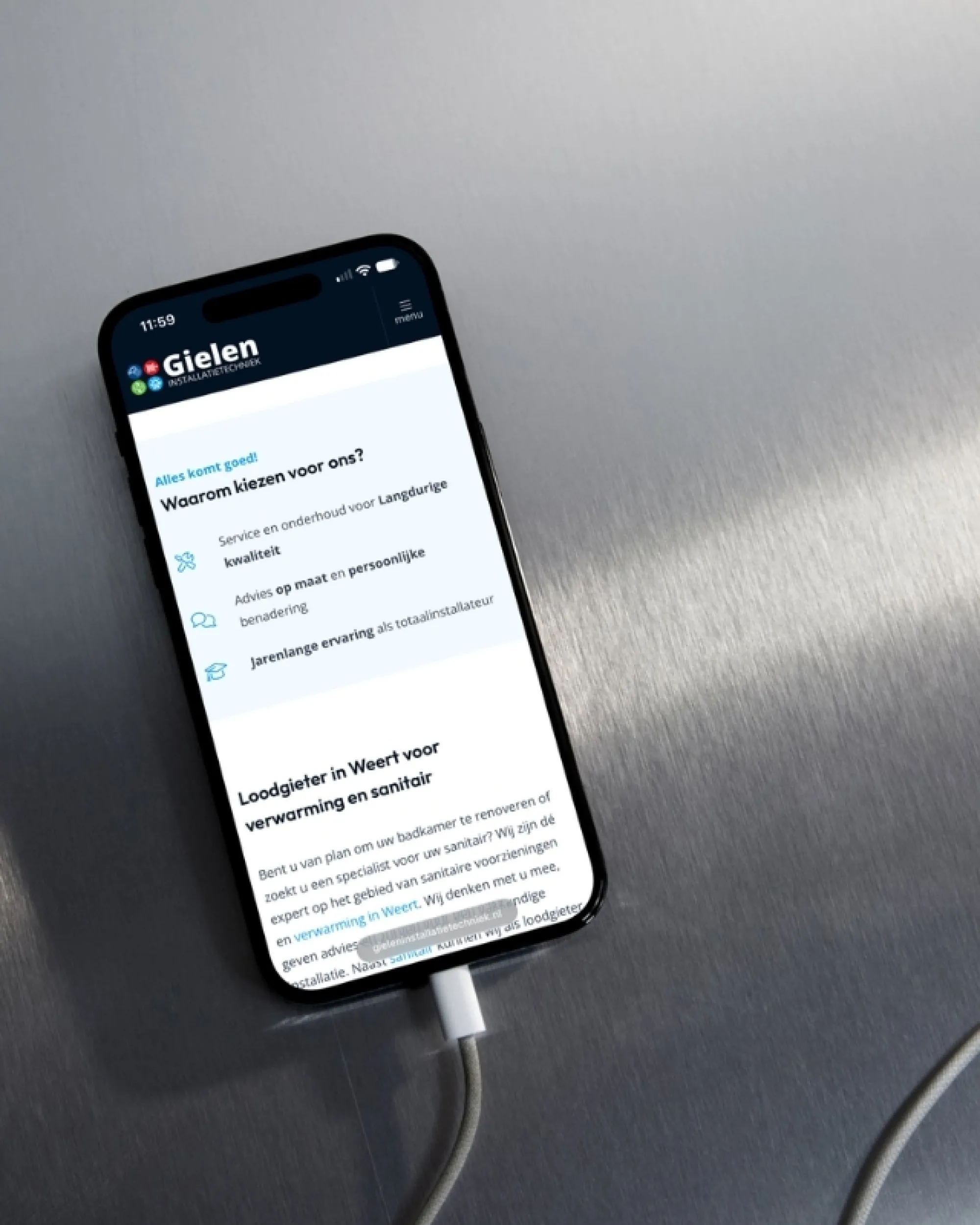 Website laten maken voor loodgieter