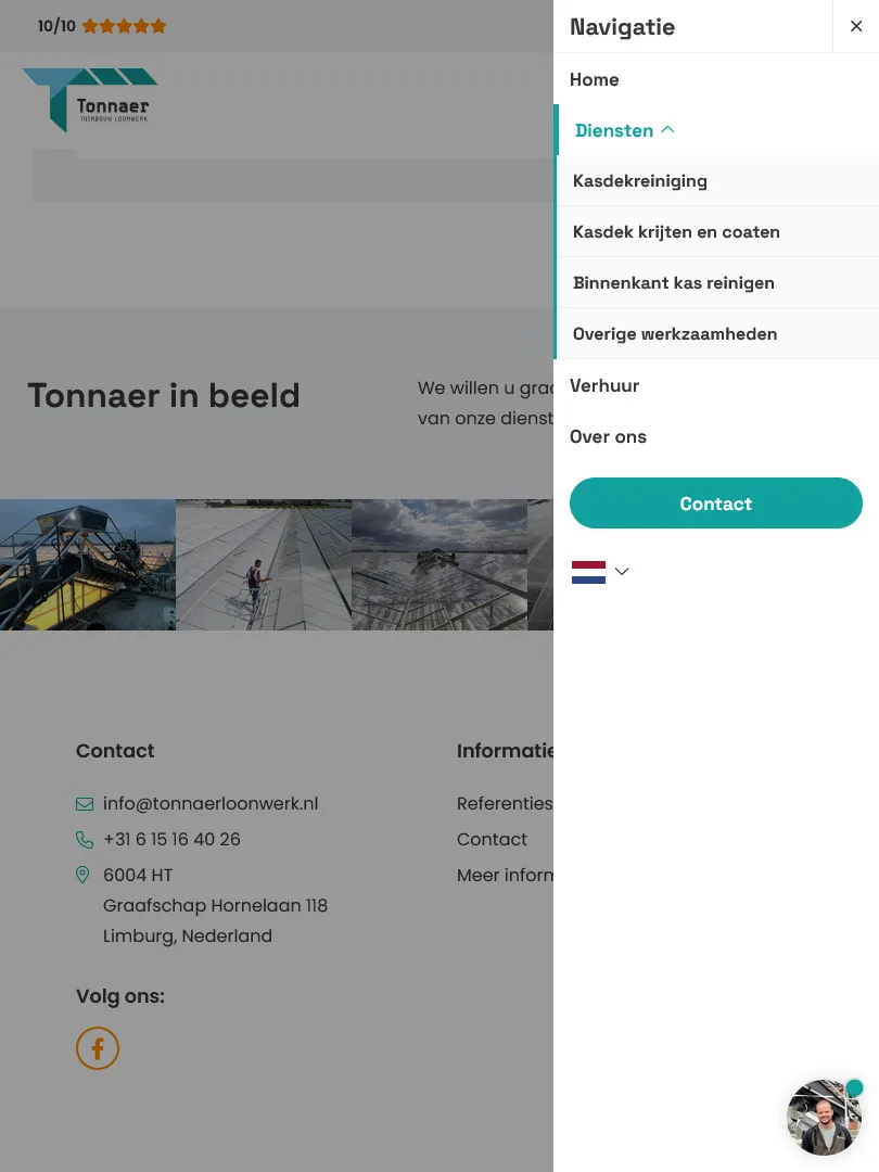 Tonnaer menu