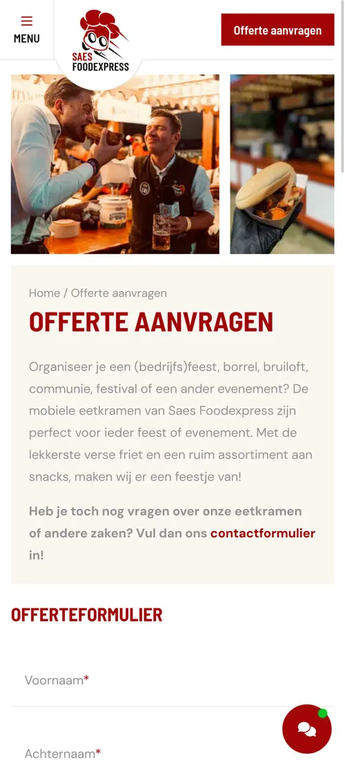 Saes Foodexpress offerte mobiel