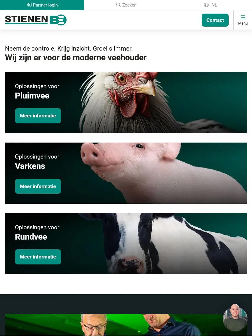 Stienen categorieën tablet