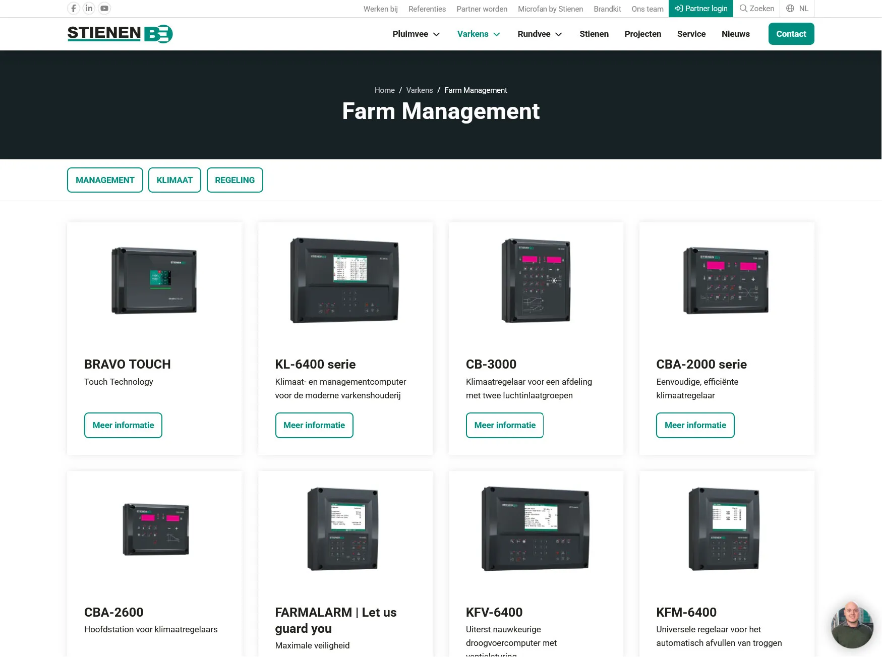 Stienen product overzicht