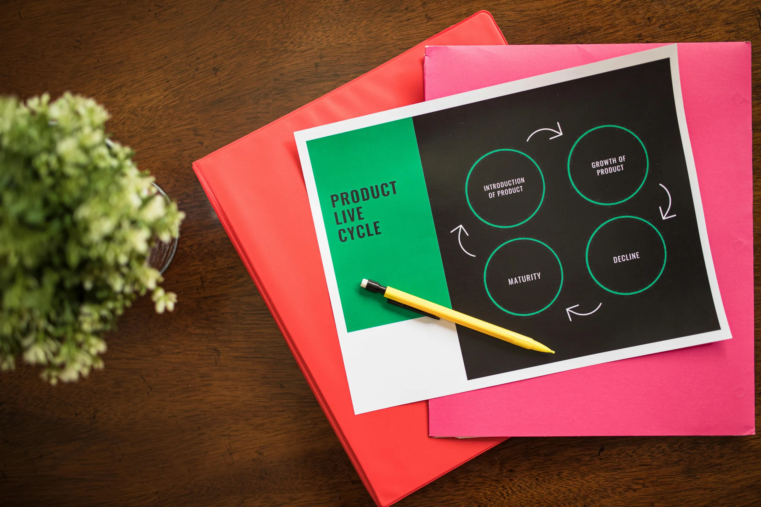 Product life cycle plan voor lancering van nieuw product