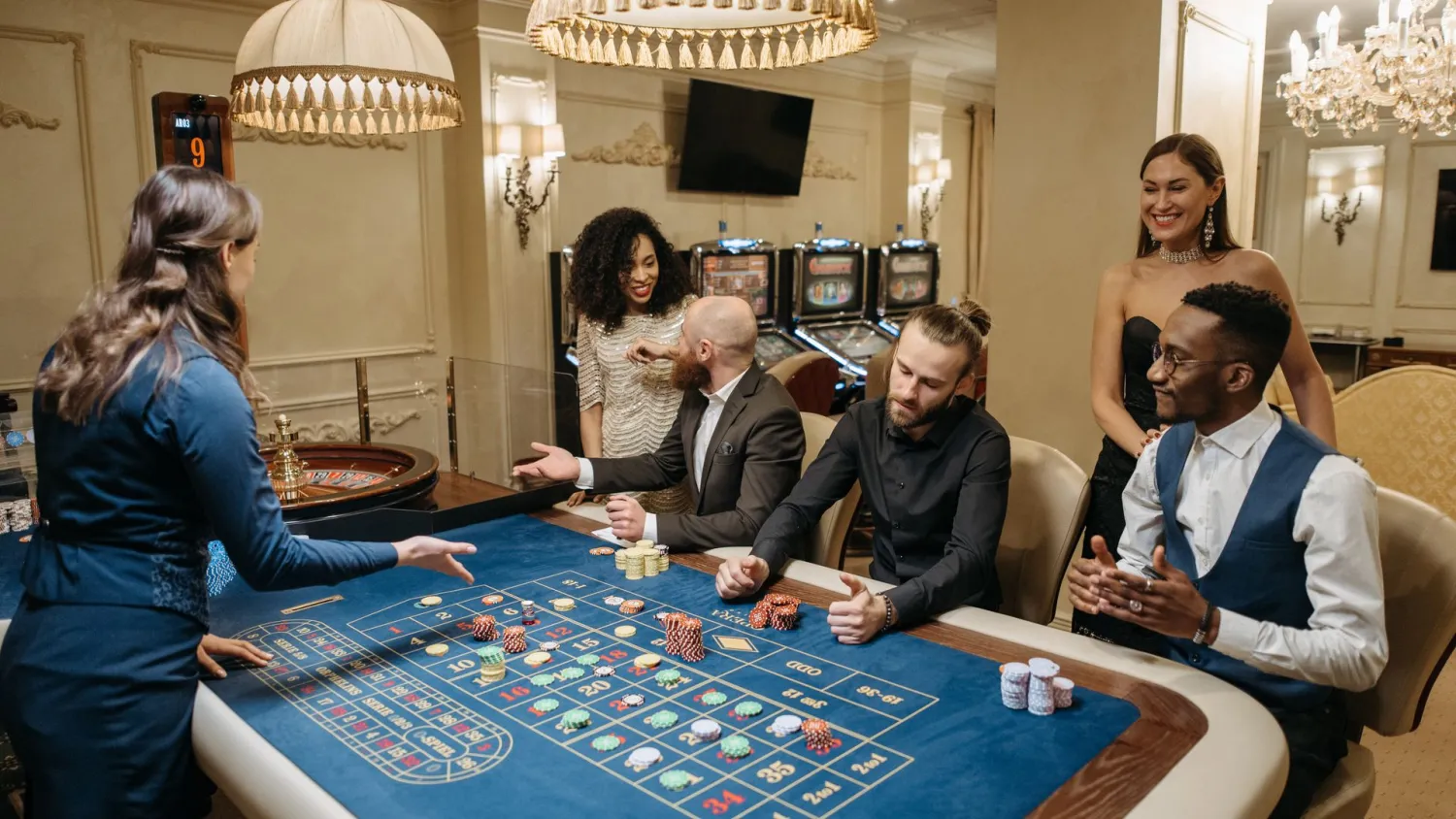 Casino tafelspellen naast de gokkasten