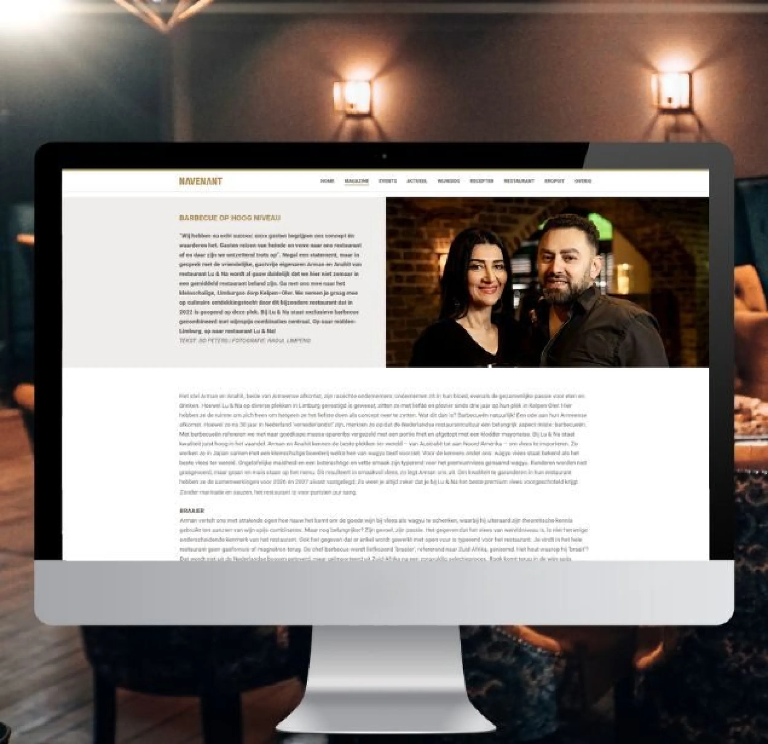 Lu & Na in navenant magazine