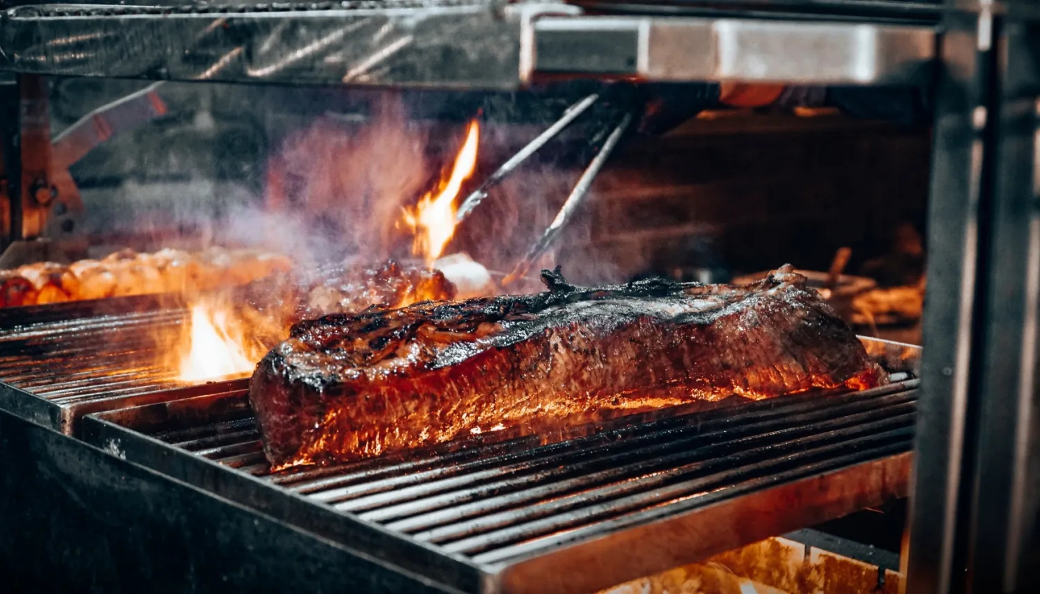 Vlees op de grill