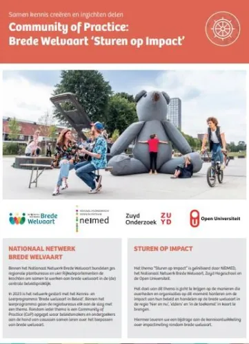 4e Community of Practice: Brede Welvaart ‘Sturen op Impact’
