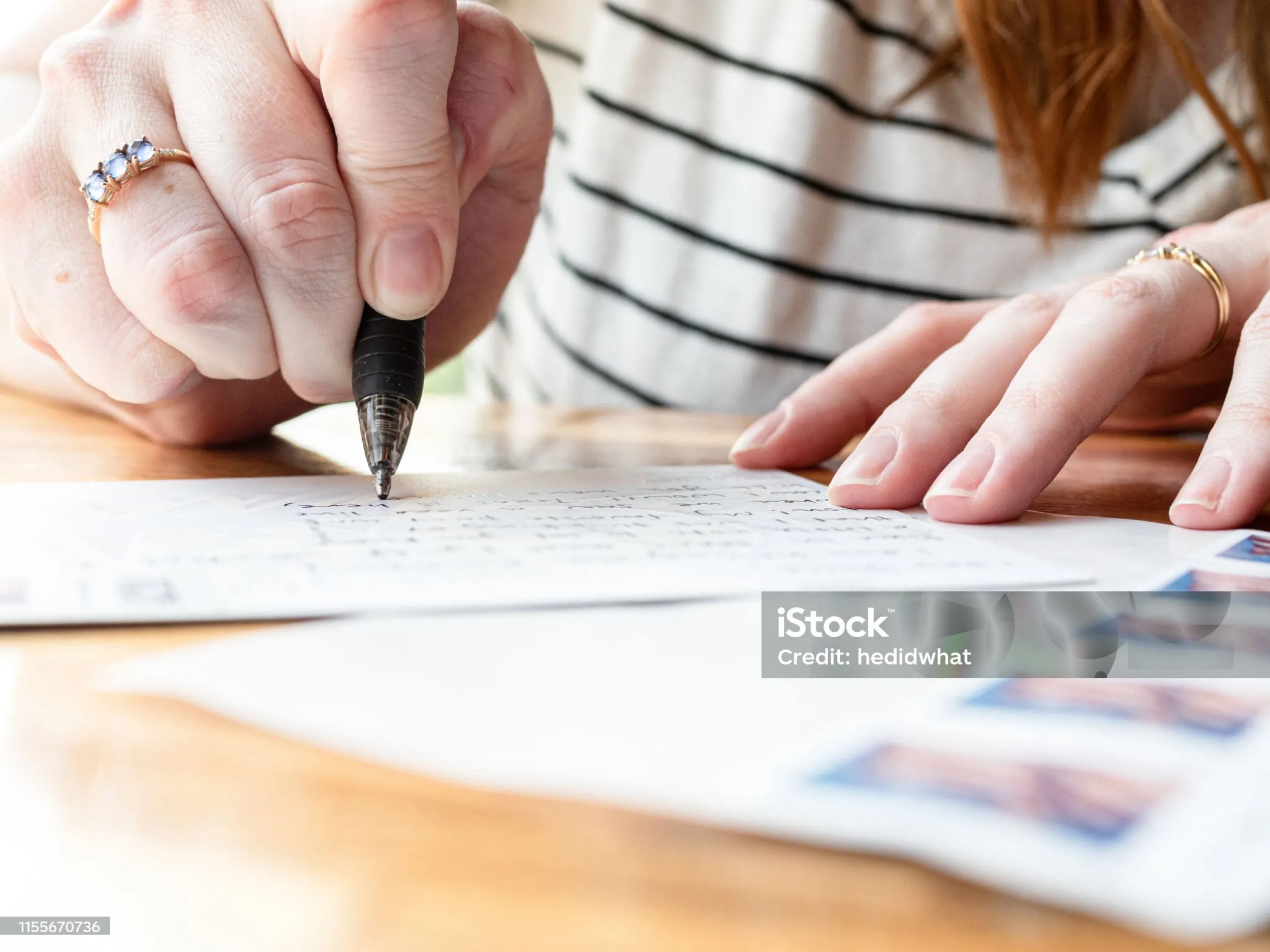 Handgeschreven kaarten