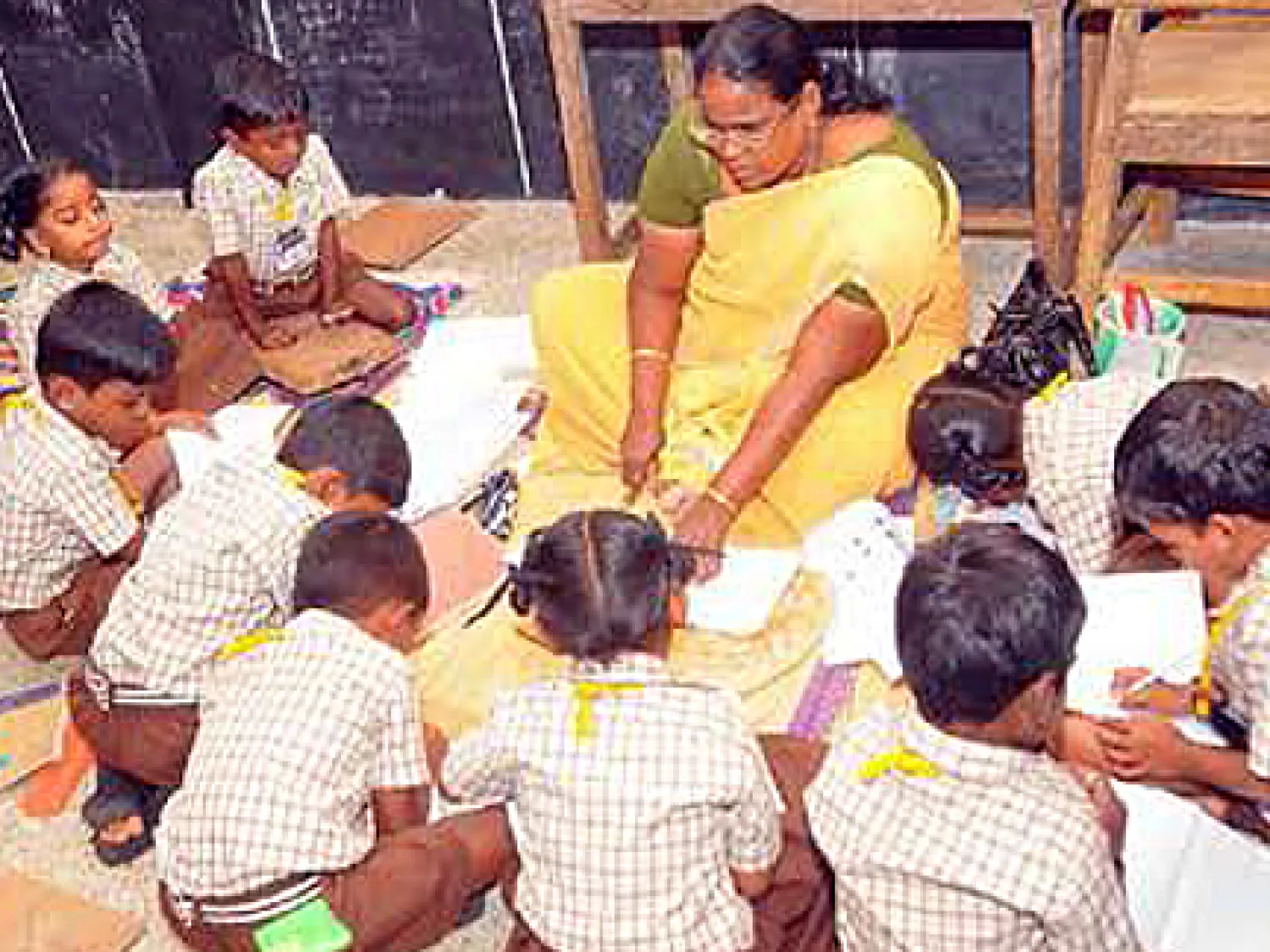 Basisschool en middelbare school Pavanjur (Chennai)
