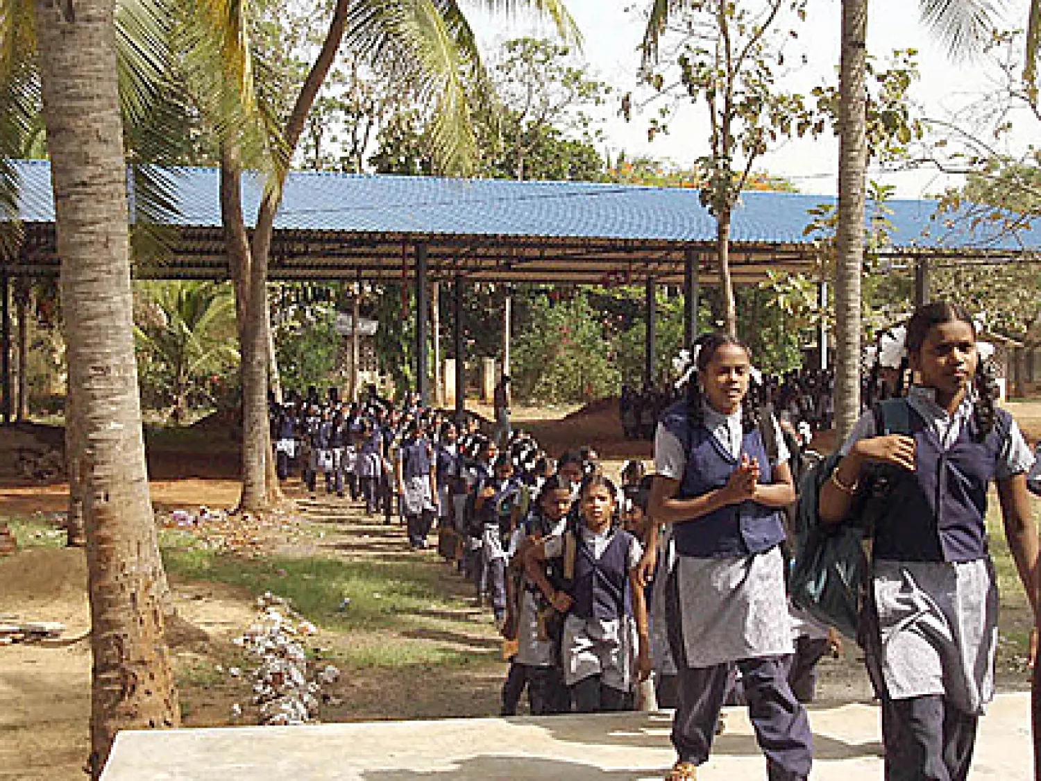 Basisschool en middelbare school Pavanjur (Chennai)