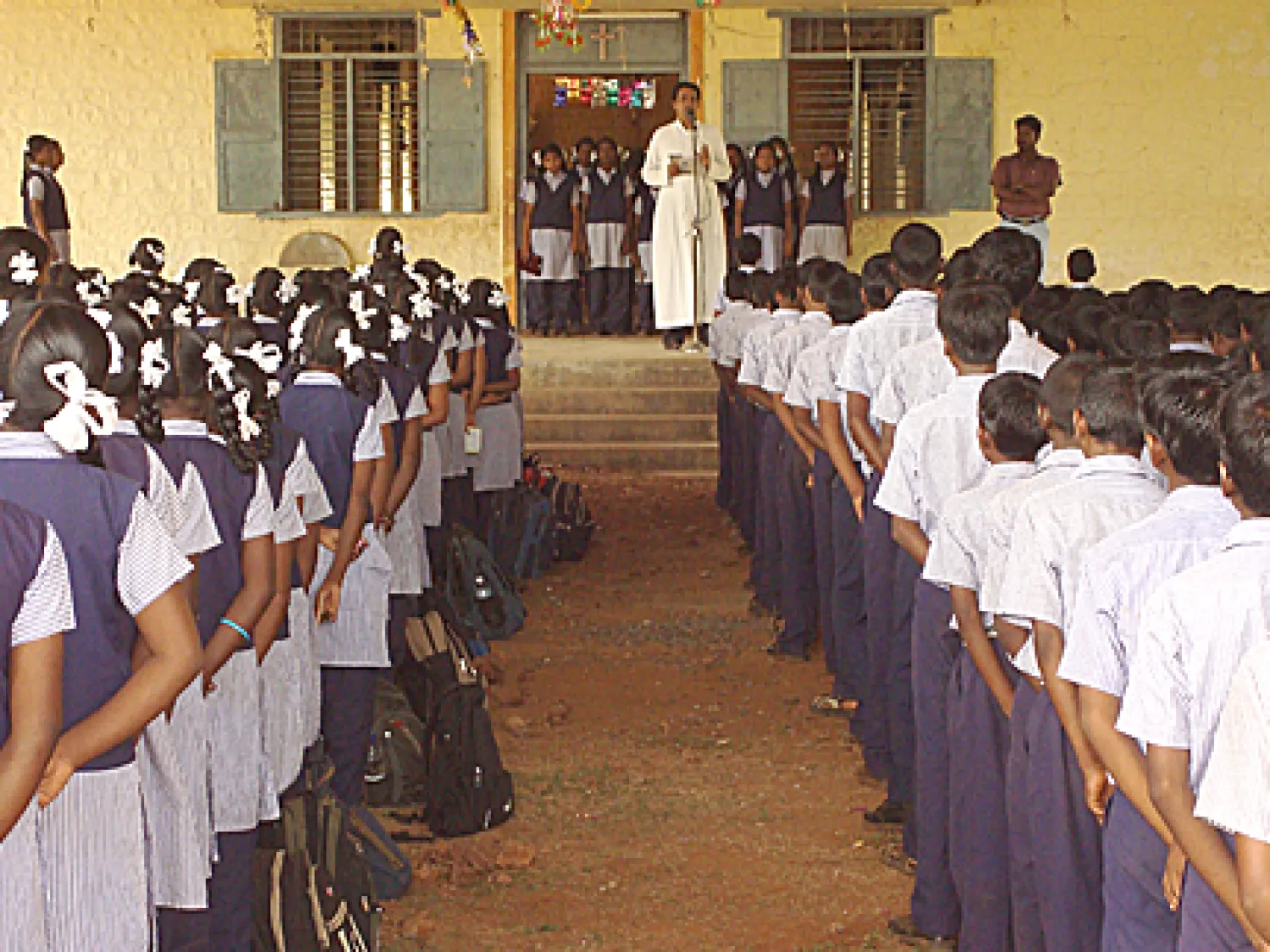 Basisschool en middelbare school Pavanjur (Chennai)